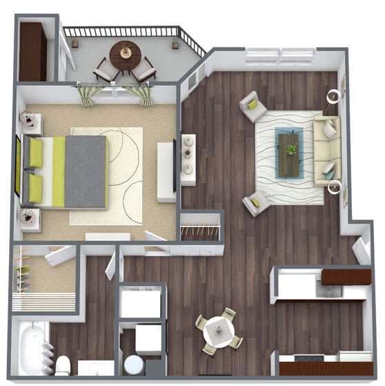 Floor Plans Fox Valley Villages Apartments in Aurora, IL