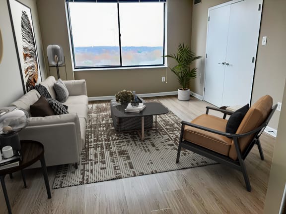Unit 1504 (1-bed) Living Room