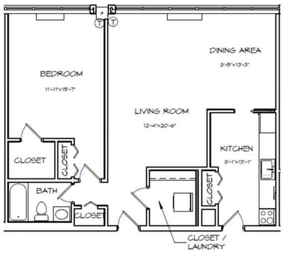 Floor Plan  A11 (Workforce Housing)