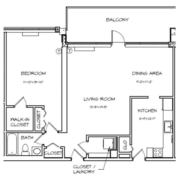 Floor Plan  A12 (Workforce Housing)
