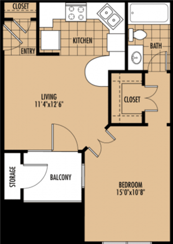Floor Plan  A1-1 / 1 floor plan