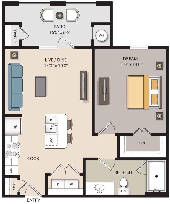 a1 floor plan layout at mela&#x27;s luxury apartments
