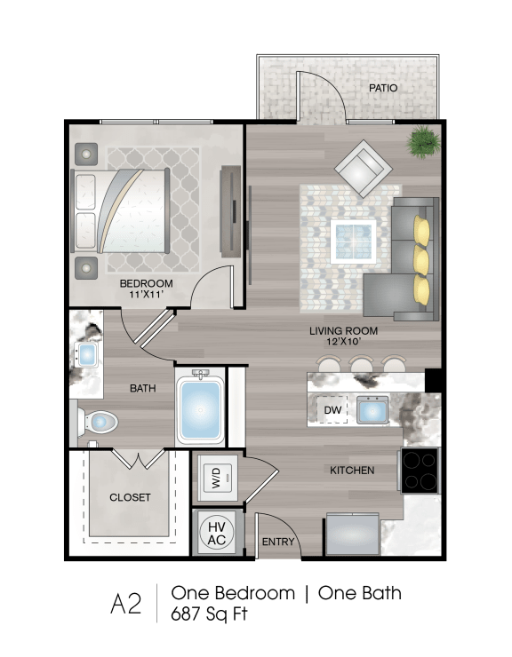 Floor Plan  a2 floor plan layout of soneto on western apartments
