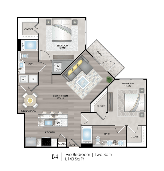 b4 floor plan layout of soneto on western apartments