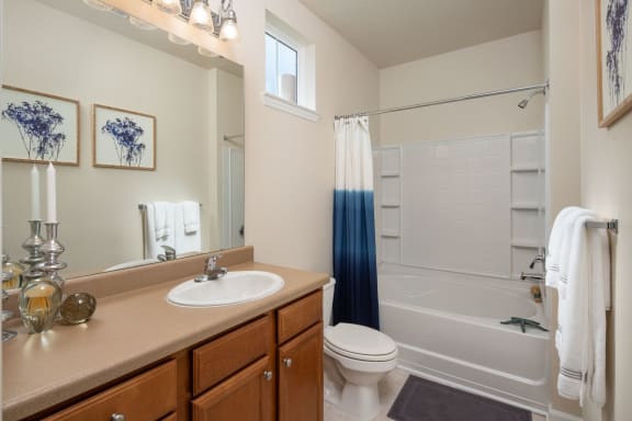 Large Soaking Tub In Master Bathroom at Abberly Chase Apartment Homes by HHHunt, Ridgeland, South Carolina