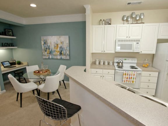 Fully Organized Kitchen at Abberly Crest Apartment Homes by HHHunt, Maryland, 20653