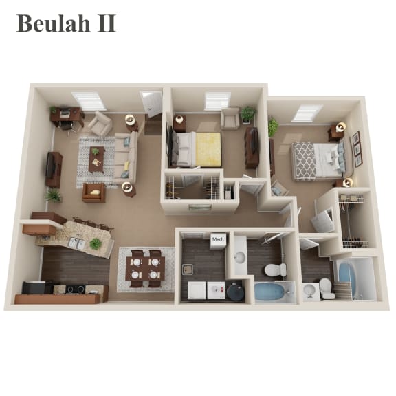 Beulah II Floor Plan