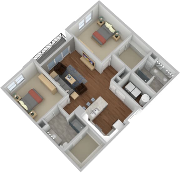 Floor Plans of The Pointe at Polaris in Columbus, OH