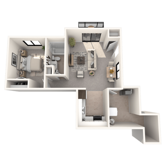 1 bedroom apartment in Novi, MI