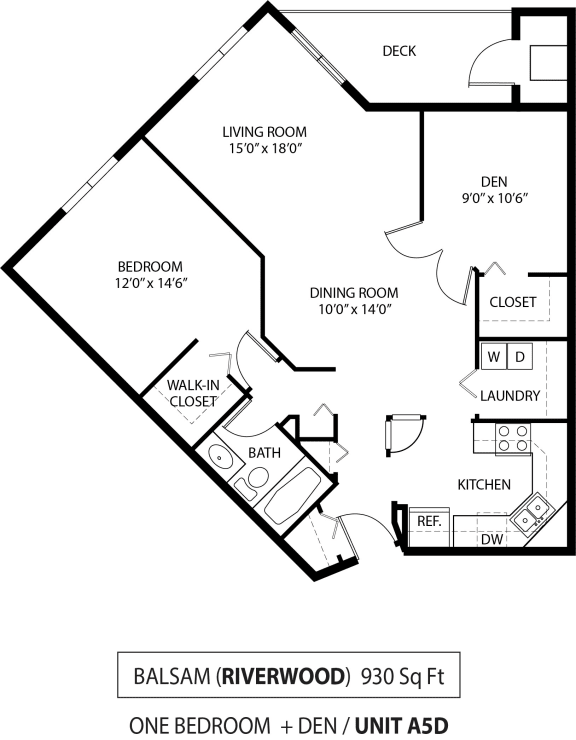 Floor Plan  Balsam Floor plan at The Riverwood, Lilydale, MN, 55118