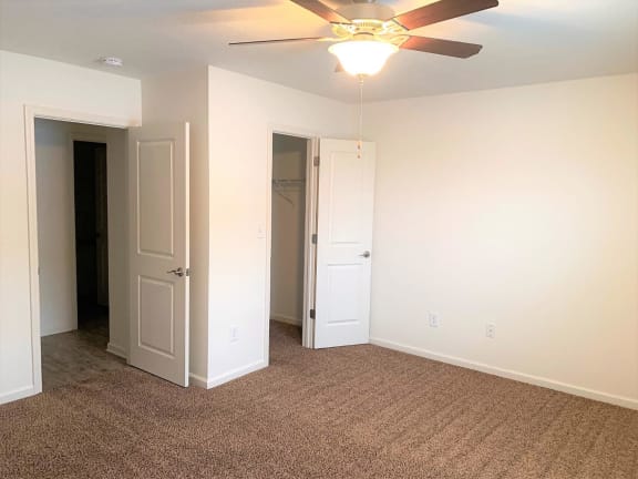 Bedroom interior at Hawthorne Properties, Lafayette, 47905