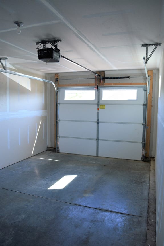 Garage interior at Hawthorne Properties, Lafayette, Indiana