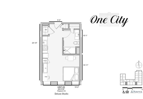 Floor Plan  One City A3