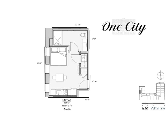 Floor Plan  One City A8