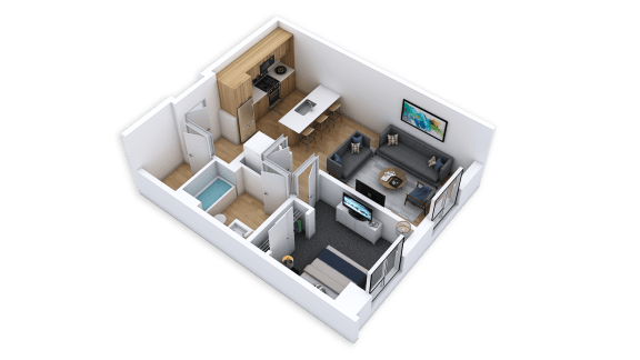 Floor Plans of Revere in Portland OR