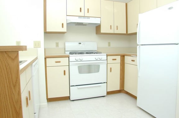 Two Bedroom Kitchen at Black Sand Apartment Homes in Lincoln, NE