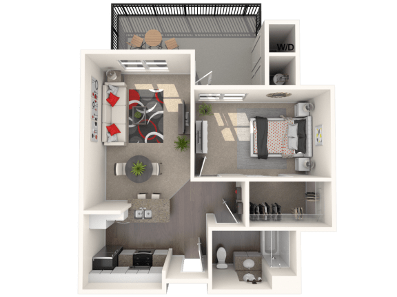 Bungalow Plus - two bedroom, one bathroom Bungalow Plus - two bedroom, one bathroom unit at FountainGlen Temeucla