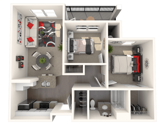 McIntosh - Two bedroom apartment McIntosh - Two bedroom apartment at FountainGlen Temecula