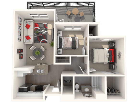 Morris - two bedroom one bathroom unit Morris - two bedroom one bathroom unit at FountainGlen Temecula