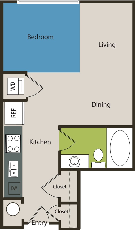 studio floor plan