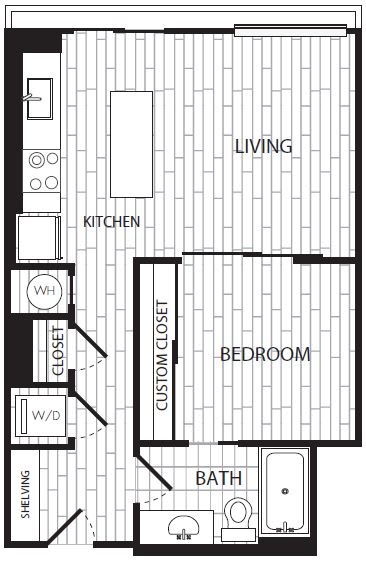 Coda on H Apartments B2b Floor Plan