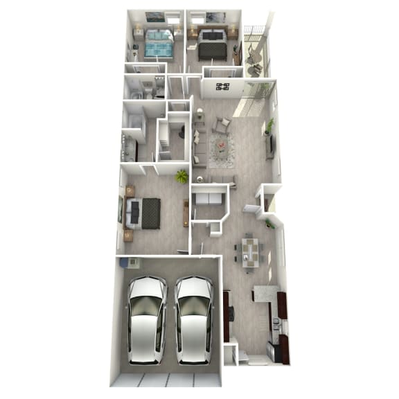 Walden Square Rental Homes C3 Floor Plan