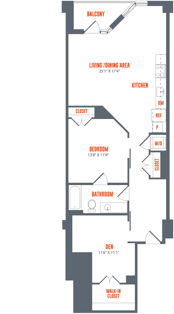 Legacy West End Apartments A5D Floor Plan