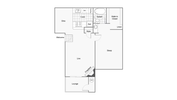 Veranda Ontario Apartments Reign Floor Plan