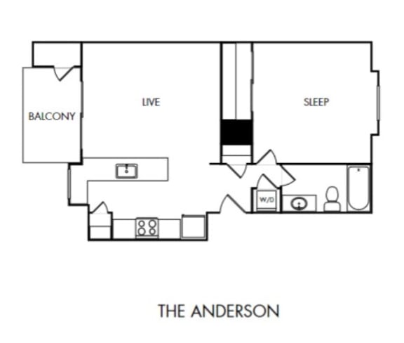 Ridgetop Apartments Anderson Floor Plan