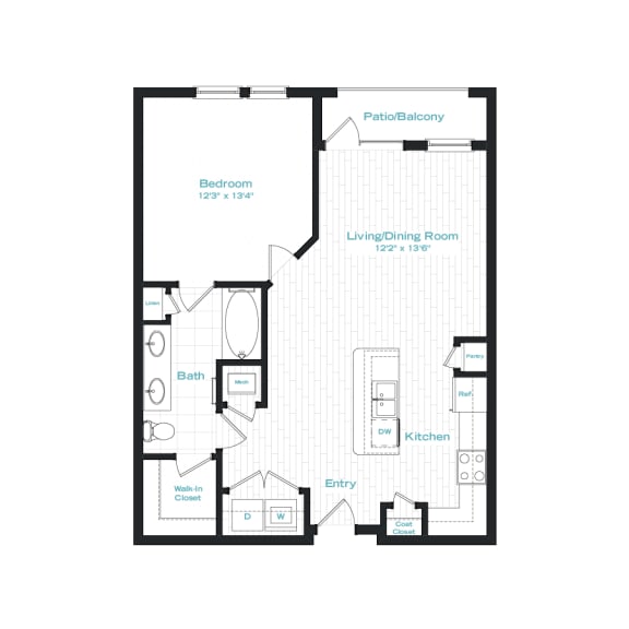 Floor Plans of Skyline Trinity in Dallas, TX