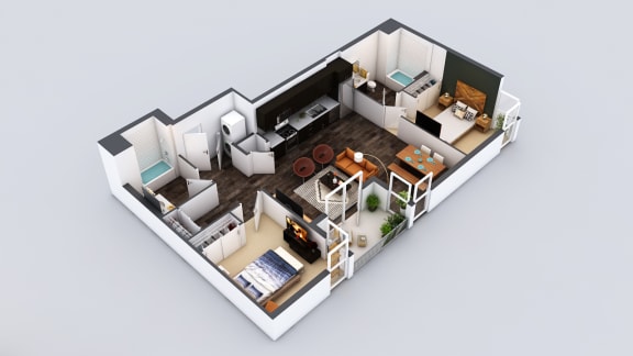 The Fifty Five Fifty B8 Floor Plan