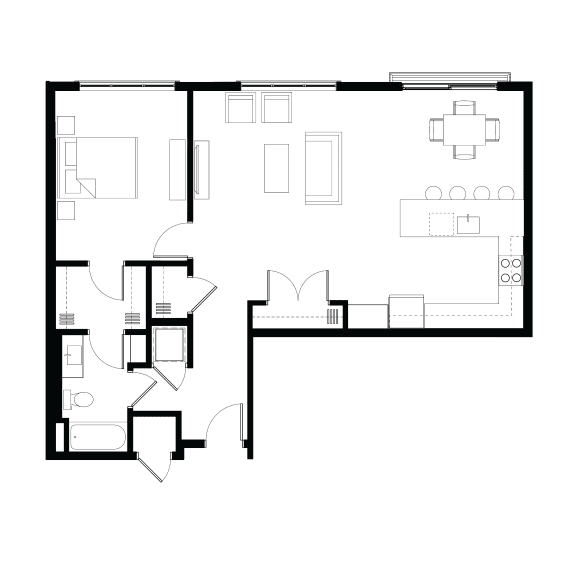 Zen Apartments Carnelian Floor Plan