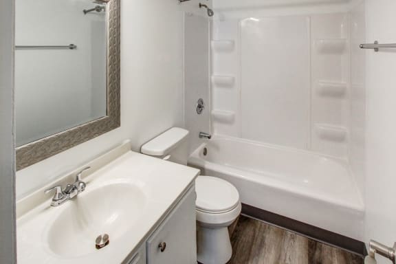 Upgraded Bathroom at Highland Club Apartments, New York