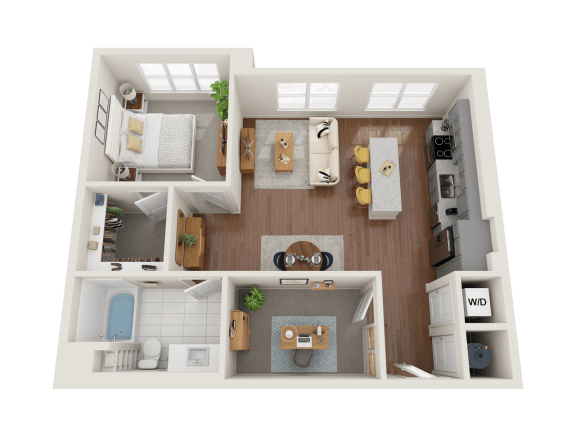 Aster Floor Plan Aster Floor Plan at PARK40, Colorado, 80023