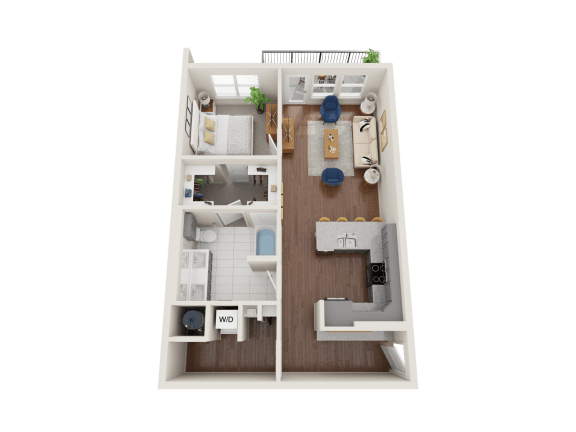 Beebalm Floor Plan Beebalm Floor Plan at PARK40, Broomfield, CO, 80023