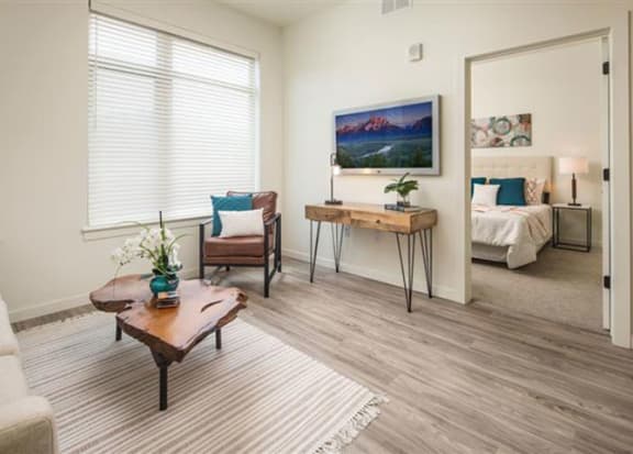 Comfortable Living Room at Clovis Point, Longmont, 80501