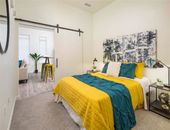 Beautiful Bright Bedroom With Wide Windows at Clovis Point, Longmont, CO