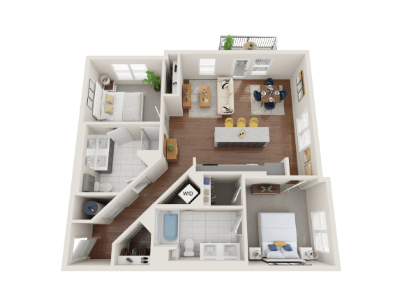 Peony Floor Plan Peony Floor Plan at PARK40, Colorado, 80023
