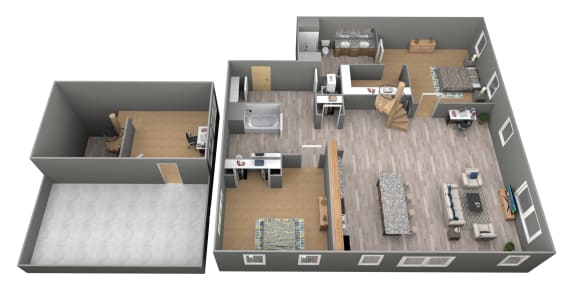 Floor Plan  Aspen - 3D - Vivere Floor Plan