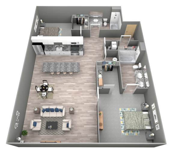 Floor Plan  Dopplebock - 3D Floor Plan - Benson Lights