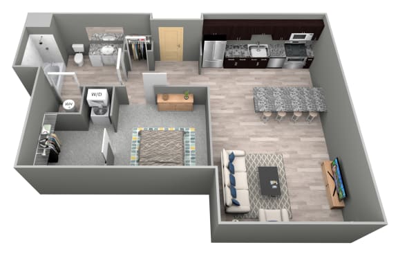 Lager - 3D Floor Plan - Benson Lights