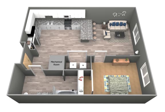 Magnolia - 3D - Vivere Floor Plan