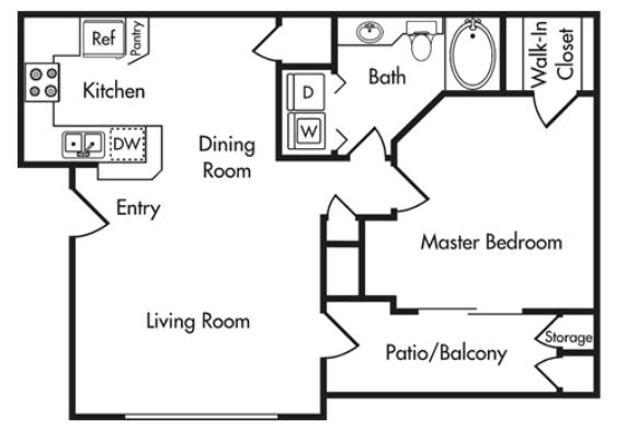 A2 Floor Plan at Berkshire Aspen Grove, Colorado