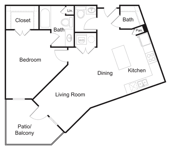 Studio, 1 & 2 Bedroom Apartments in Redmond Elan Redmond Apartments