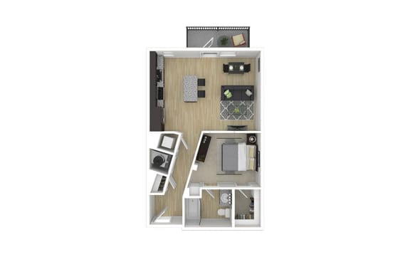 S5-1 Studio floorplan Berkshire Ballantyne