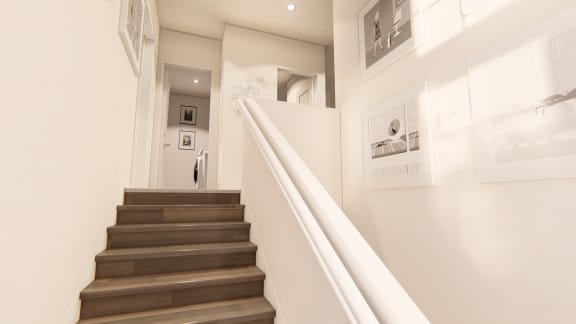 Stairwell Plan at Brownstones at Palisade Park  Apartments, Chartered Holdings, Colorado, 80023