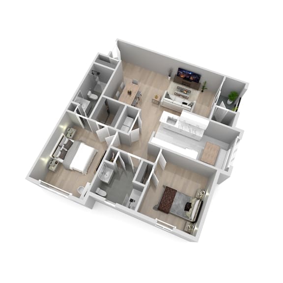 Floor Plans of Bristol Station Apartments in Carteret, NJ