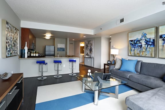 Spacious, open floor plans at The Zenith, Maryland