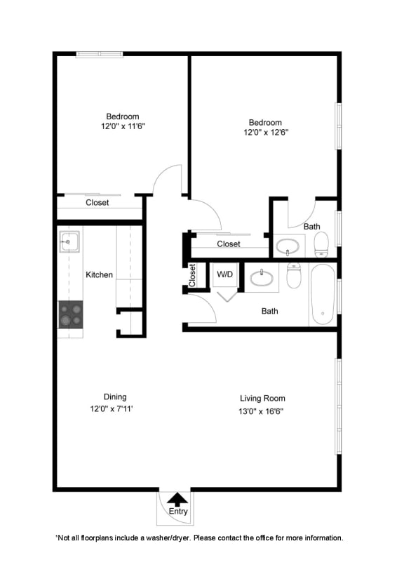 2 Bedroom Apartment at Dannybrook Apartments