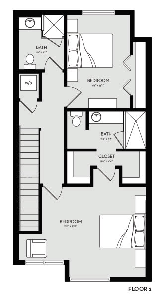 Two Bedroom 8 Floor 2